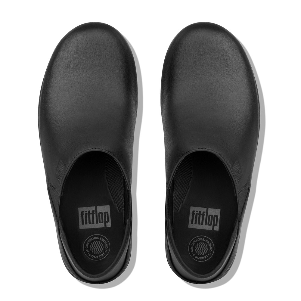 Fitflop Womens Loafers Black - Superloafer Leather - CD1237964